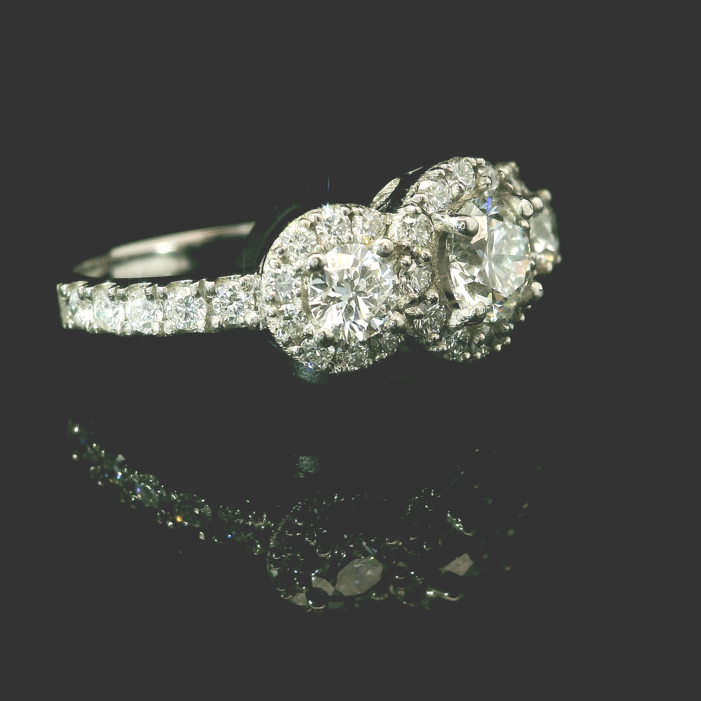 GIA Diamond Engagement Ring - Platinum