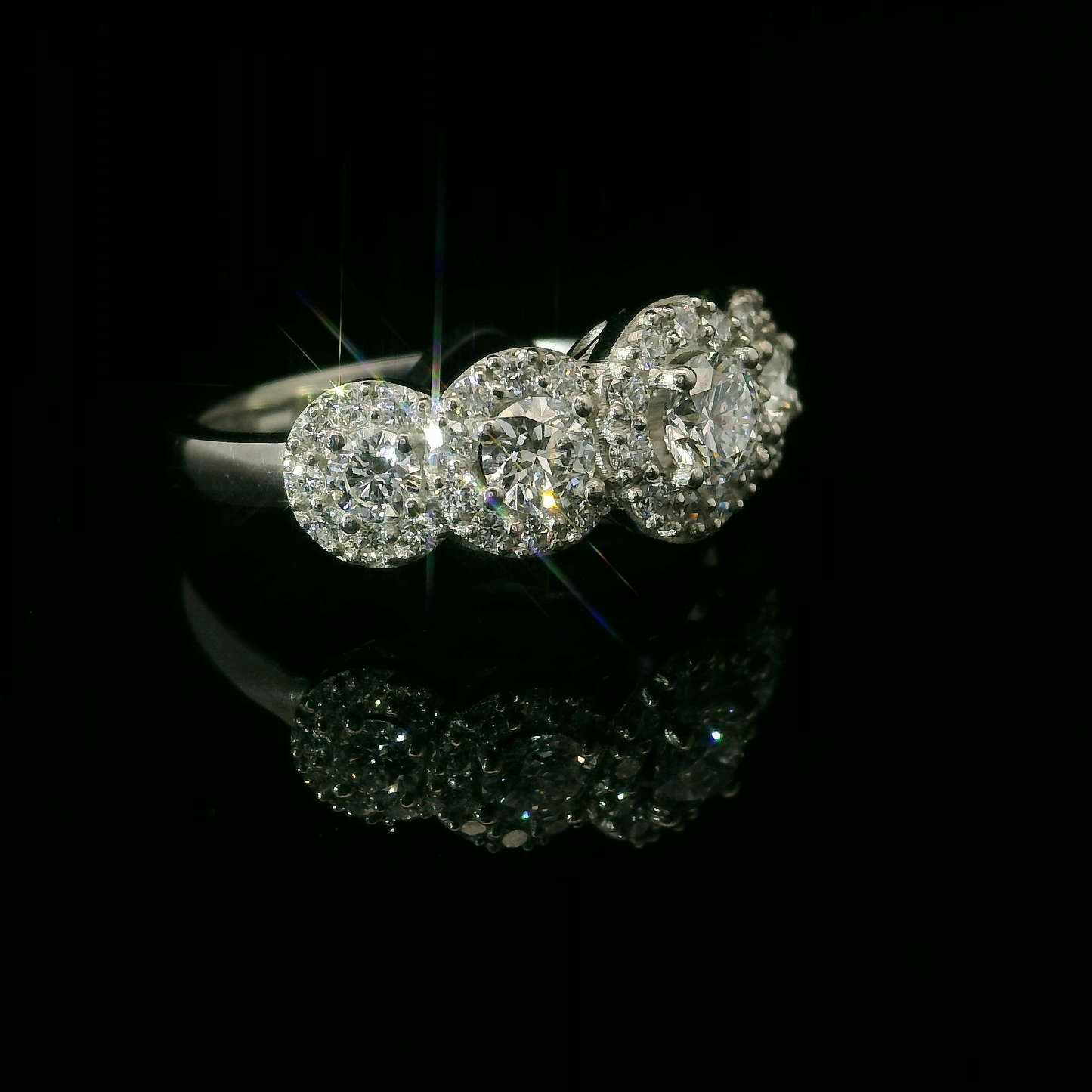 GIA Diamond Engagement Ring - Platinum
