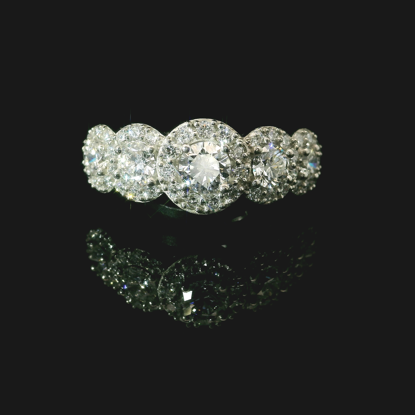 GIA Diamond Engagement Ring - Platinum