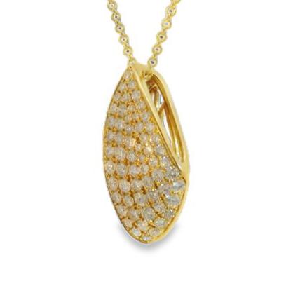 Diamond Pendant - 14kt Yellow Gold