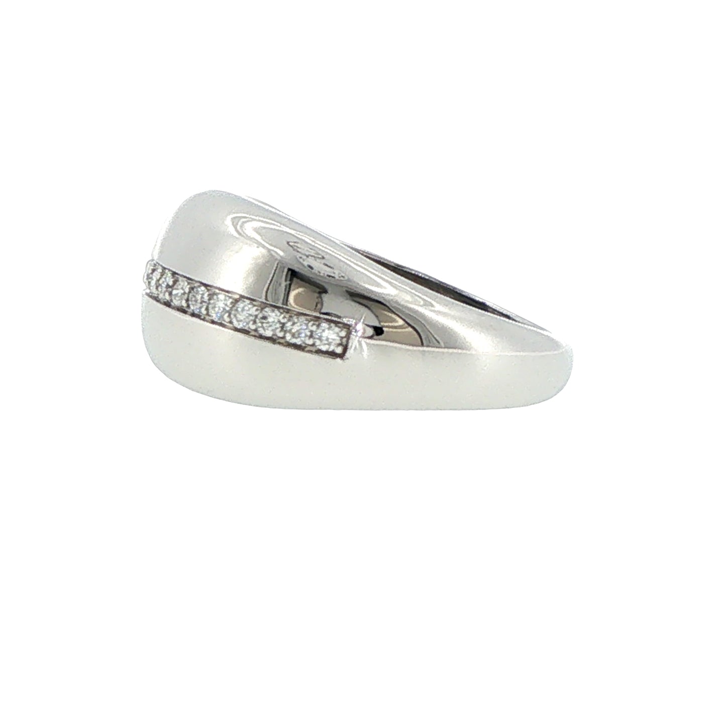 Diamonds Ring - 14kt White Gold