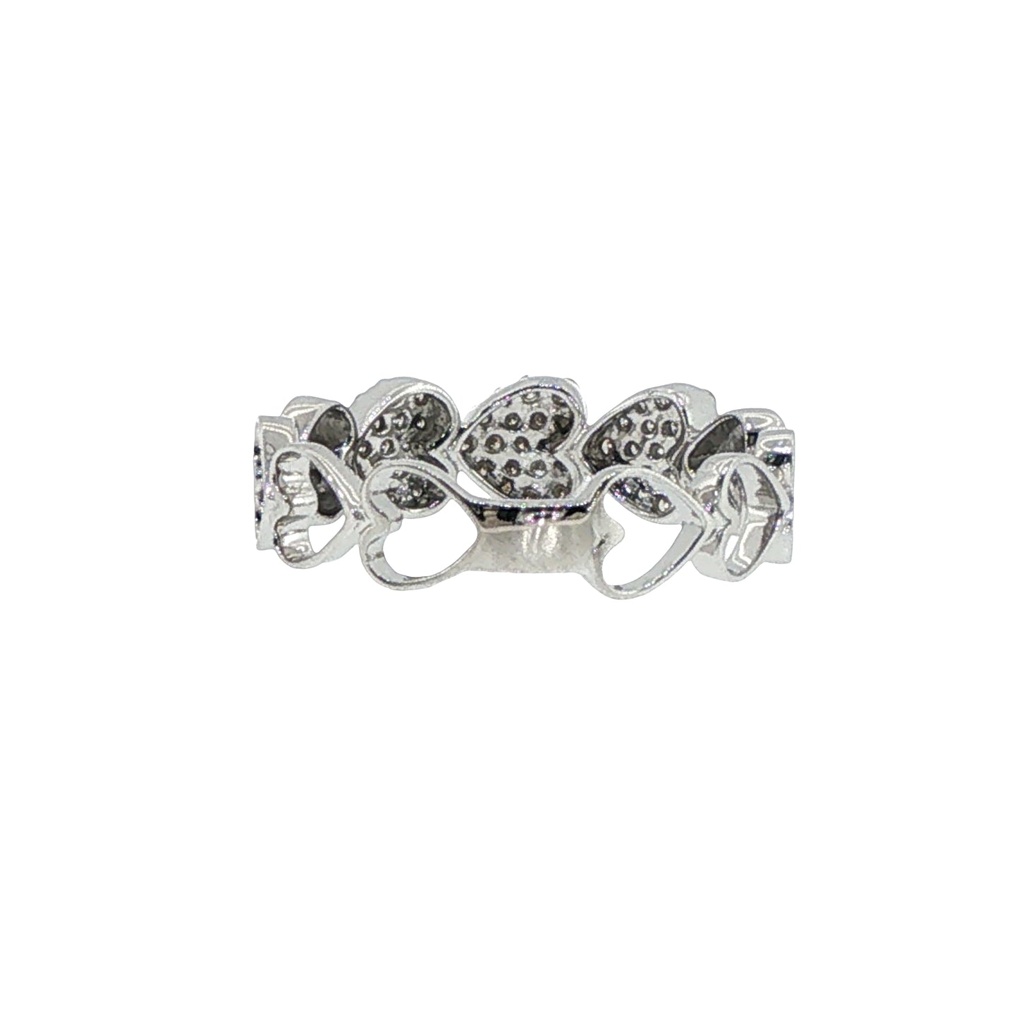 Diamonds Ring - 14kt White Gold