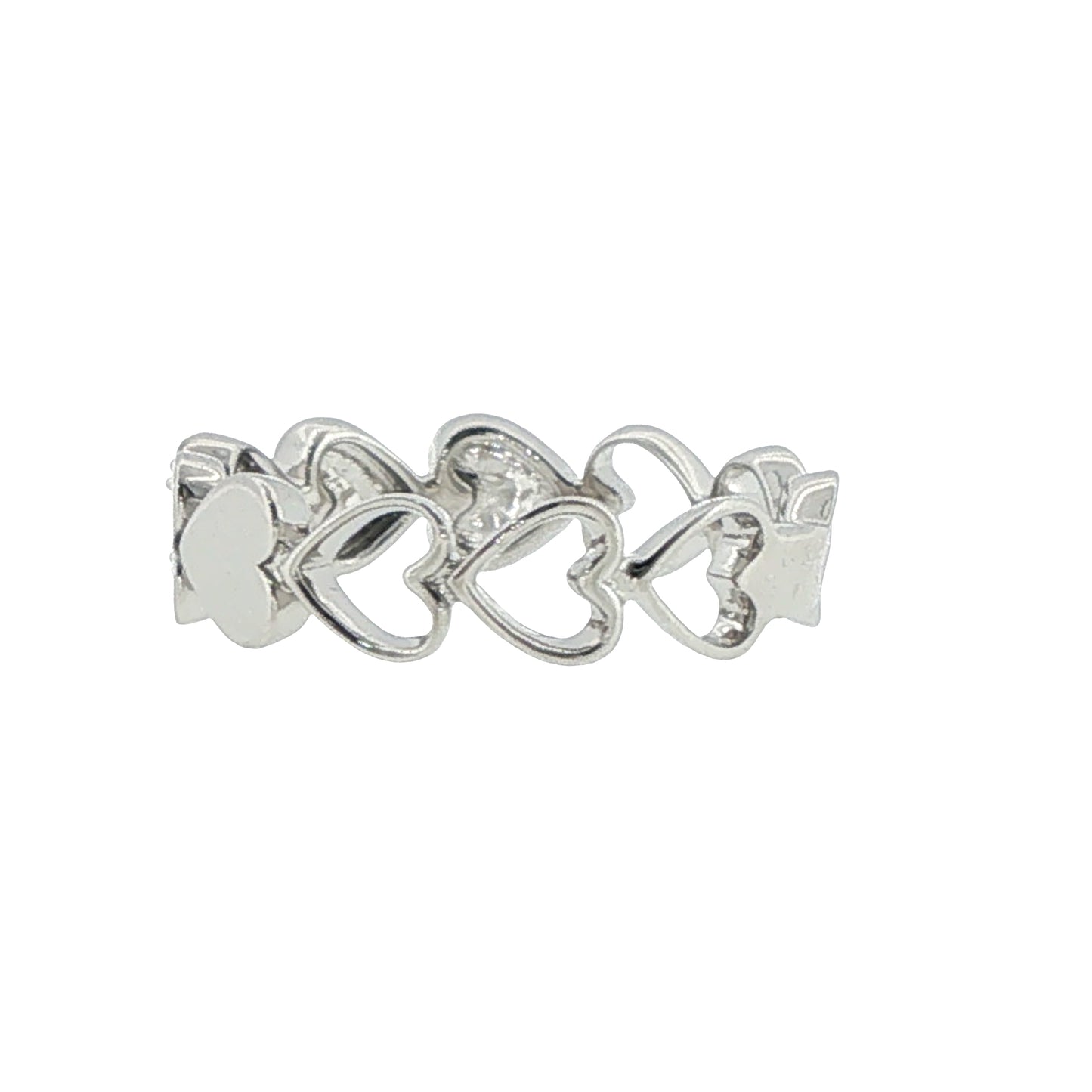 Diamonds Ring - 14kt White Gold