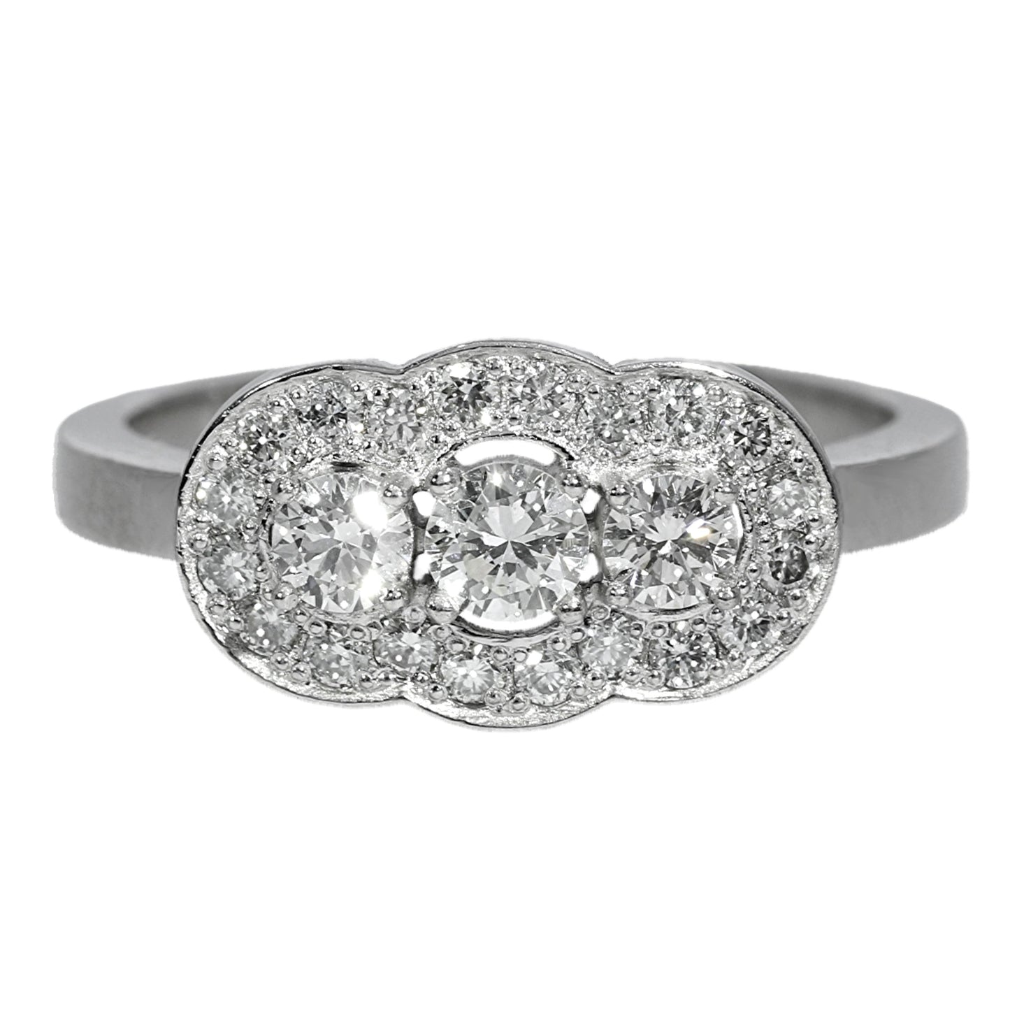 Diamond Engagement Ring - Platinum