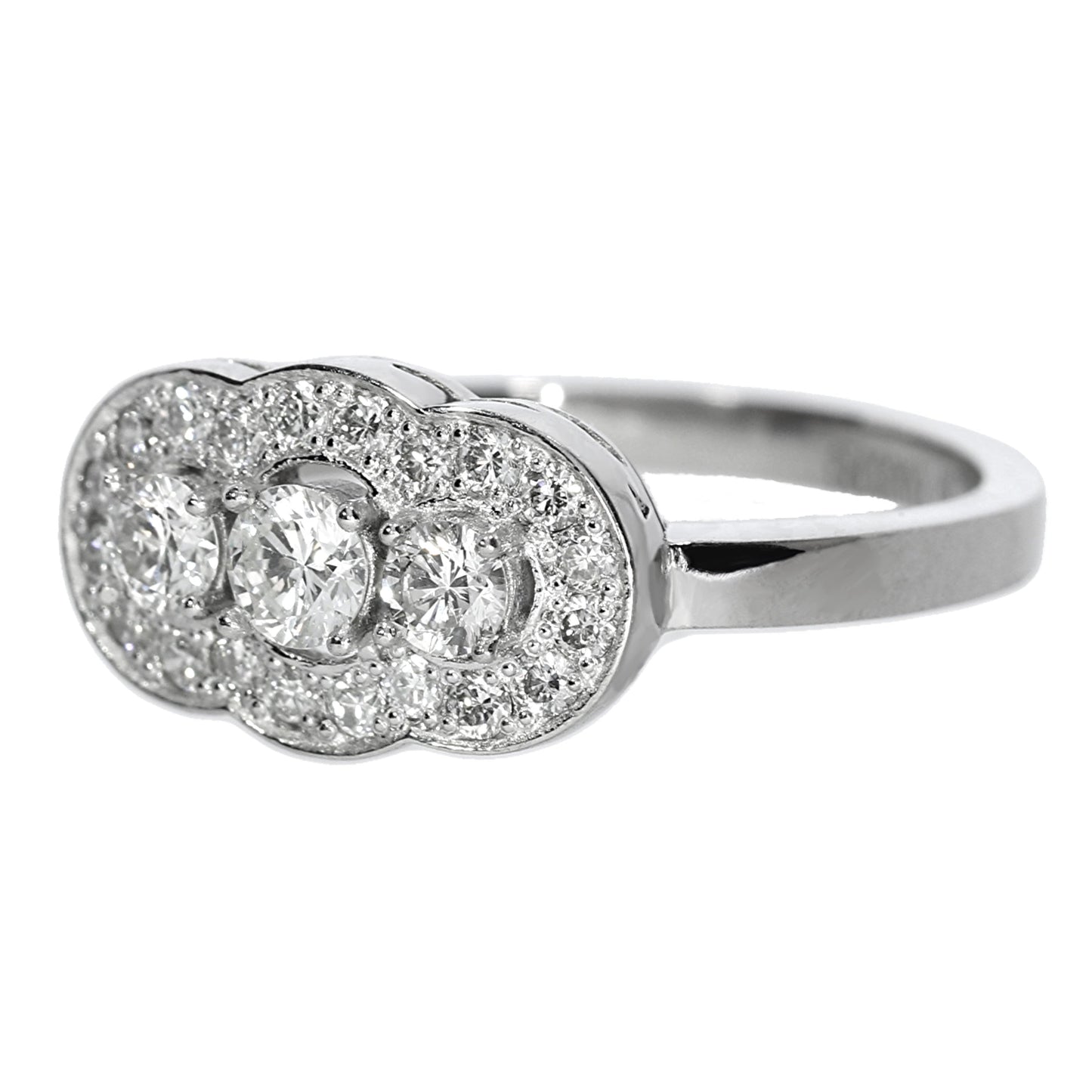 Diamond Engagement Ring - Platinum