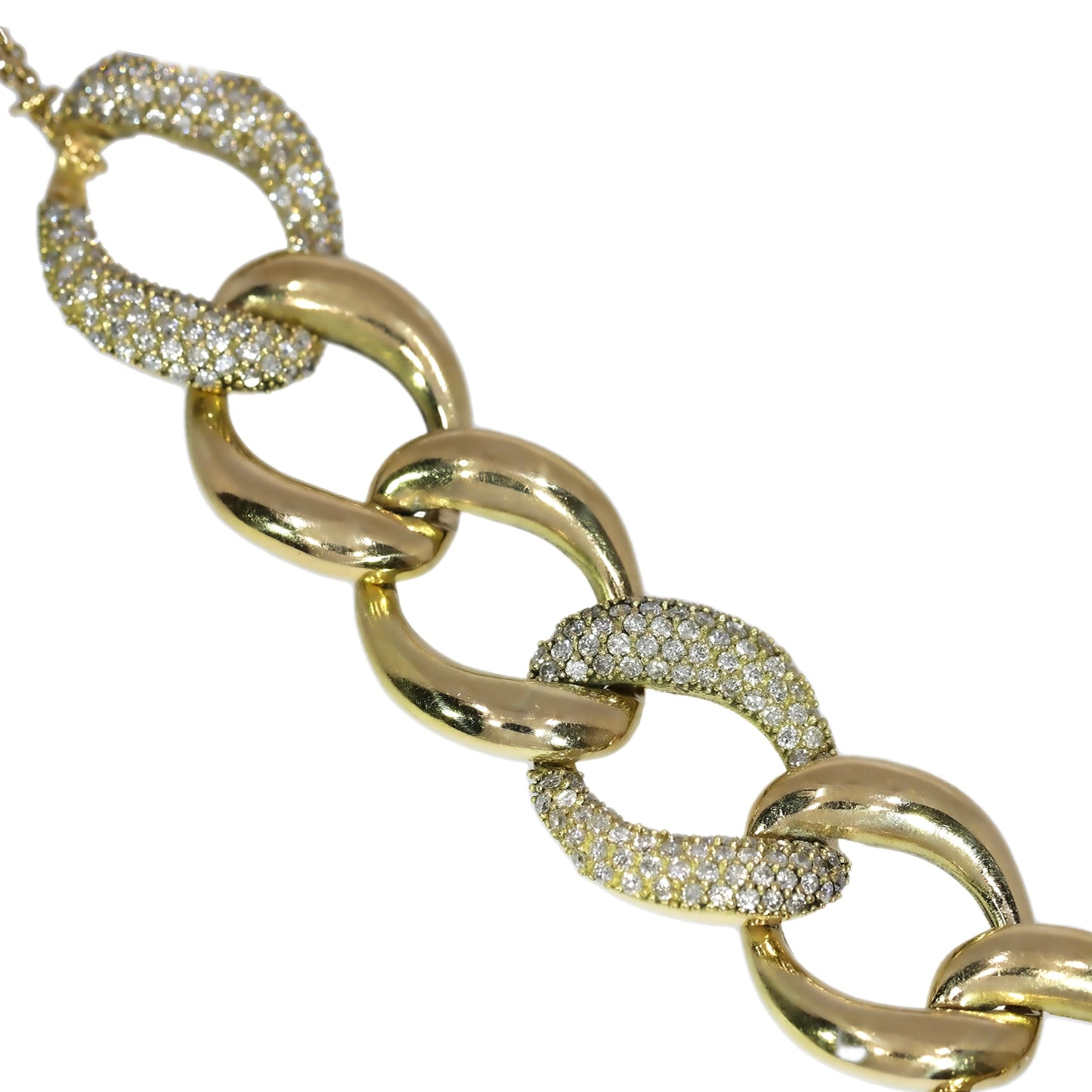 Diamond Bracelet - 18kt Yellow Gold
