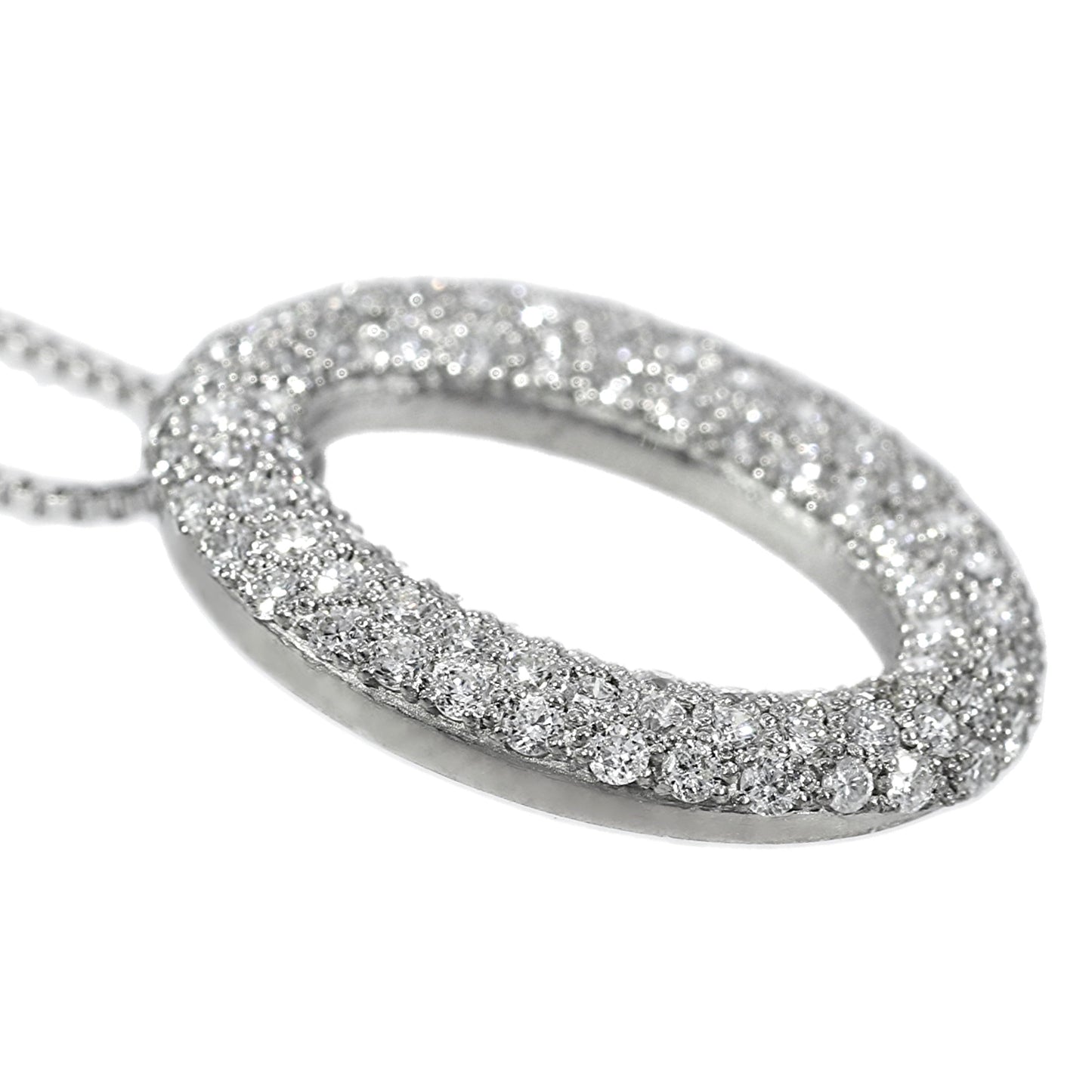 Diamond Pendant - 18kt White Gold