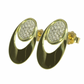 Diamond Earrings - 18kt Yellow Gold