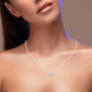 Star Diamond Necklaces - 18kt White Gold