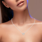 Star Diamond Necklaces - 18kt White Gold