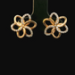 Diamond Earrings - 18kt Red Gold