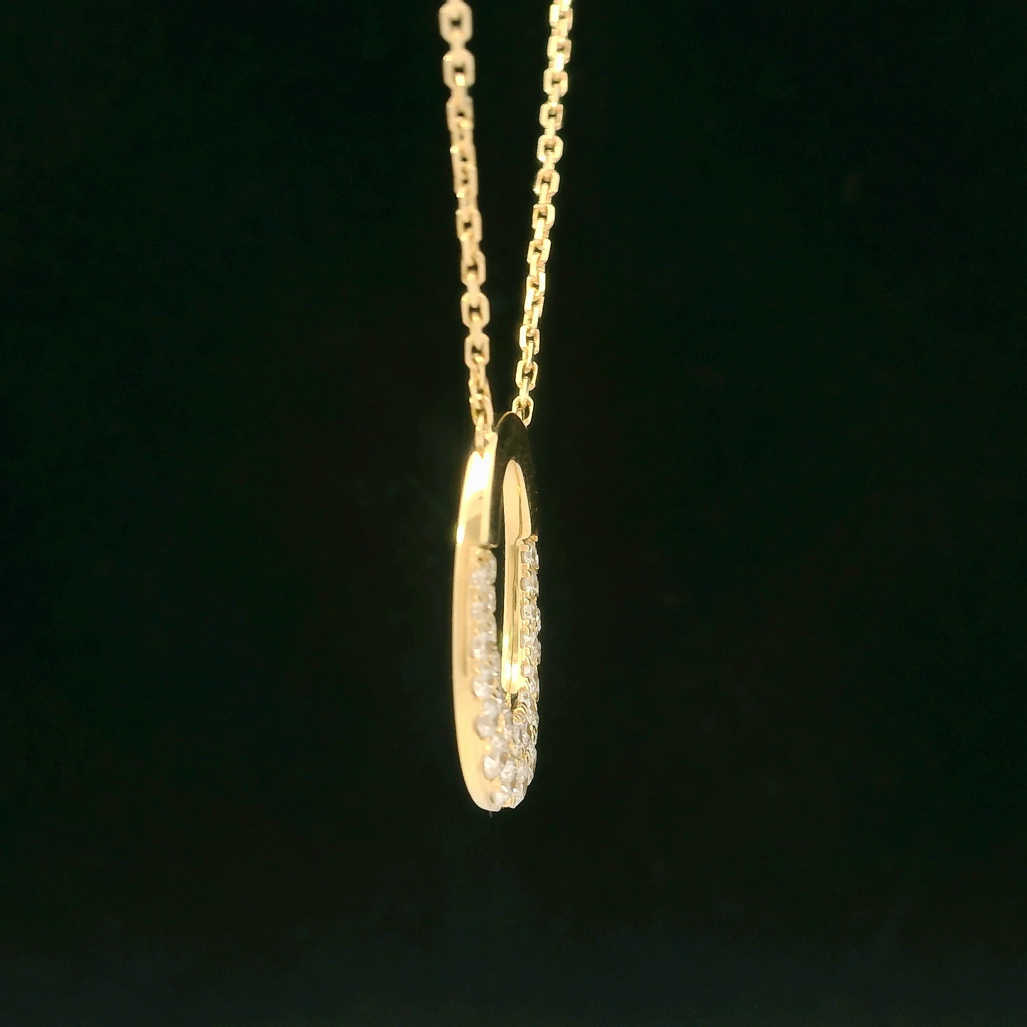 Diamond Pendant - 14kt Yellow Gold