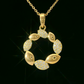 Diamond Pendant - 18kt Yellow Gold