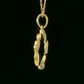 Diamond Pendant - 18kt Yellow Gold