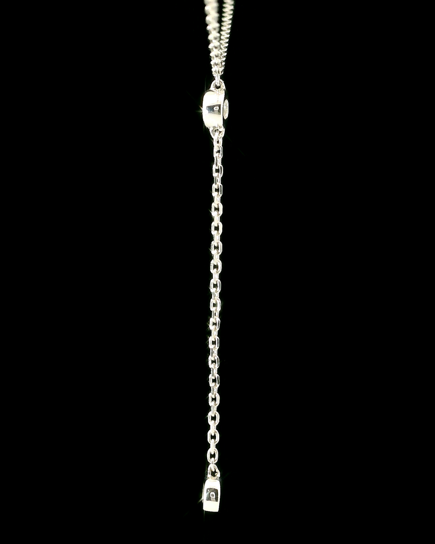 Diamond Necklace - 14kt White Gold