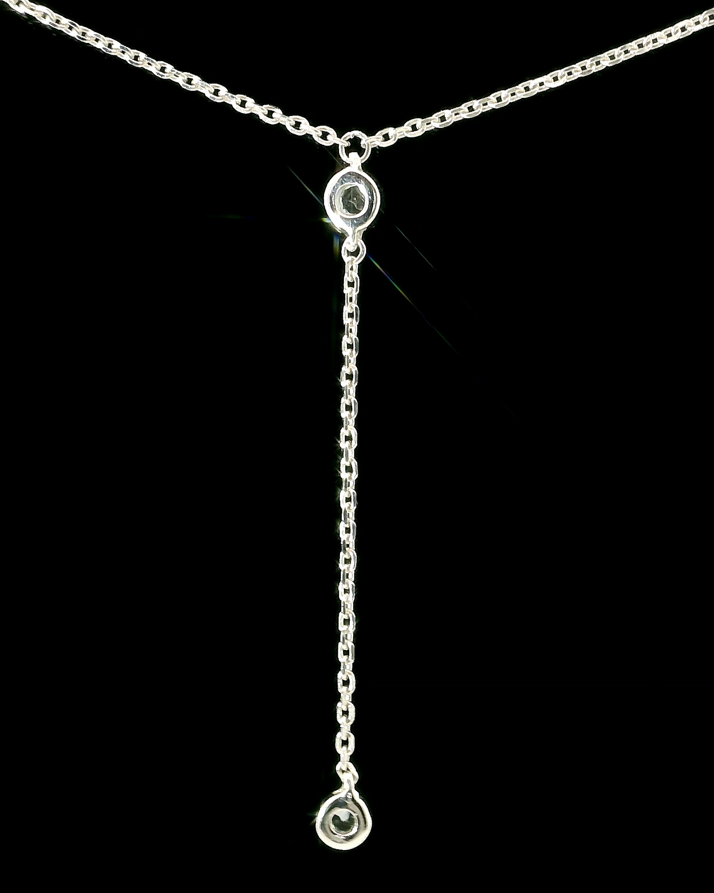 Diamond Necklace - 14kt White Gold