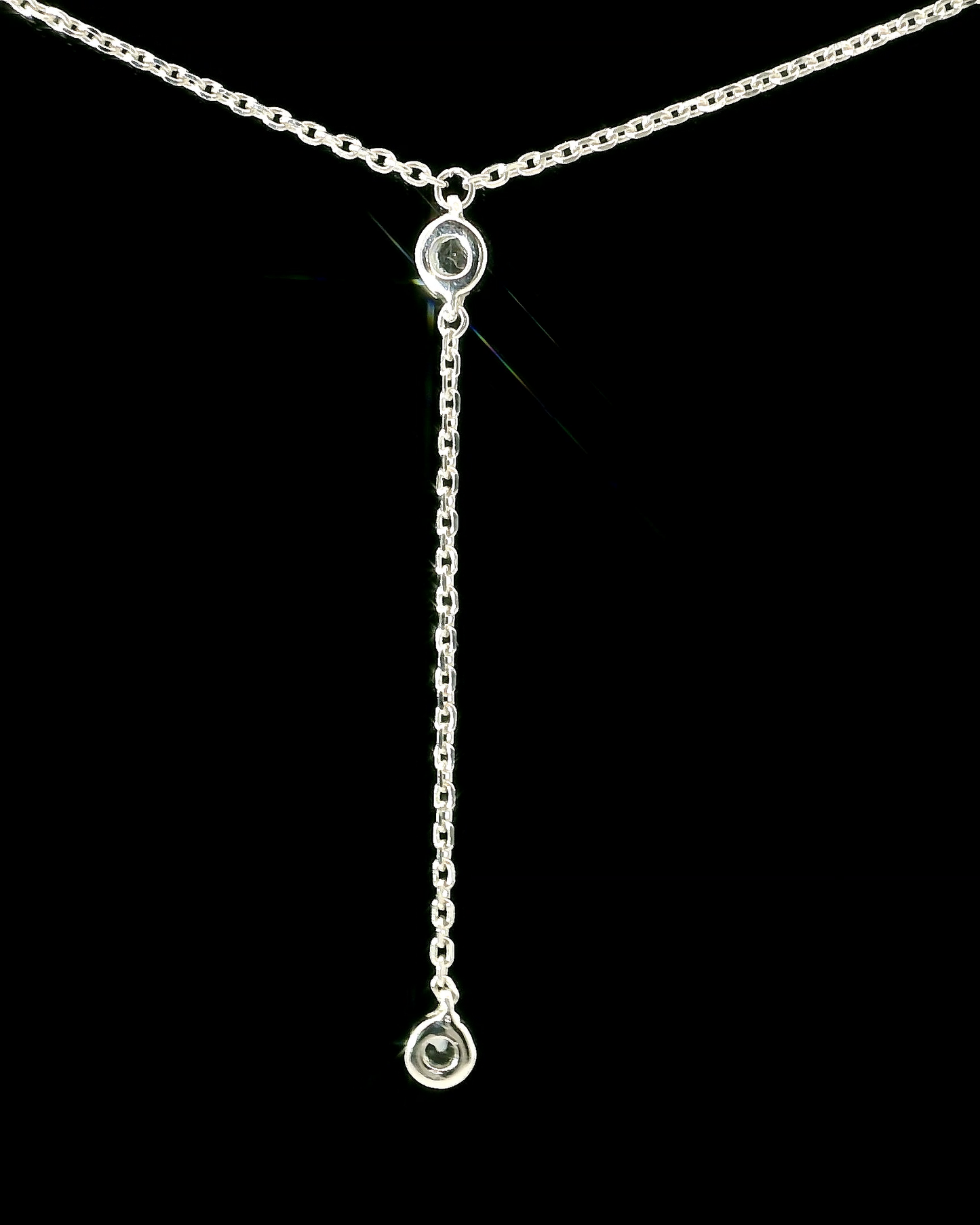 Diamond Necklace - 14kt White Gold