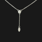 Diamond Necklace - 14kt White Gold