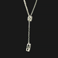 Diamond Necklace - 14kt White Gold
