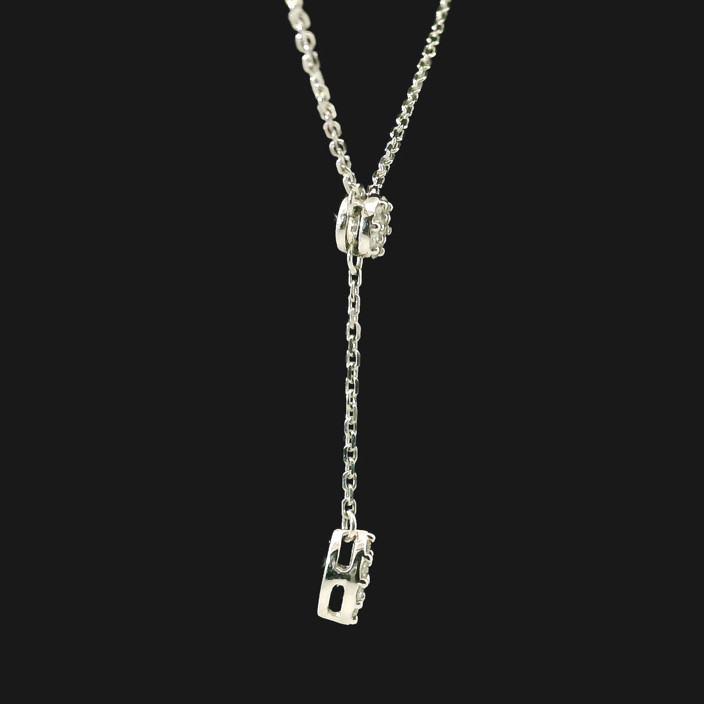 Diamond Necklace - 14kt White Gold