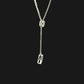 Diamond Necklace - 14kt White Gold
