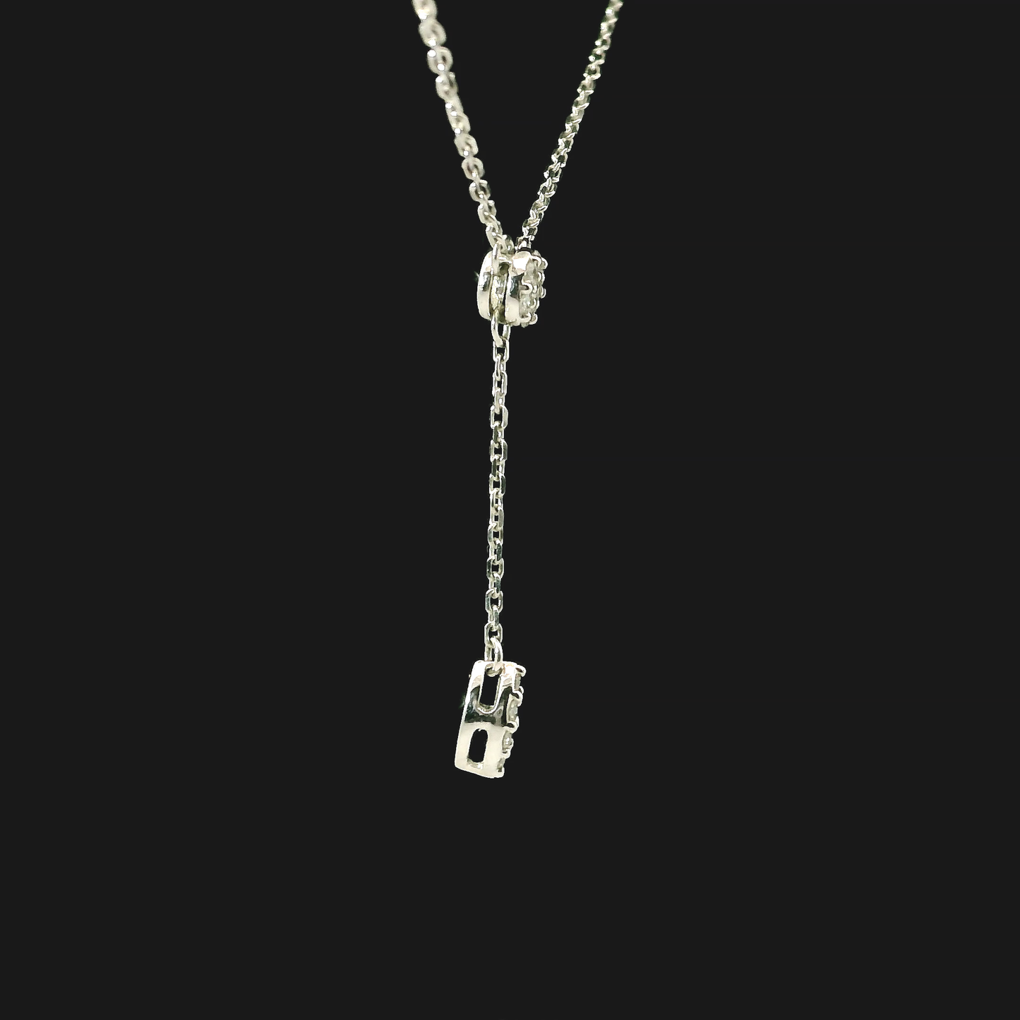 Diamond Necklace - 14kt White Gold