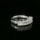 Elegant Emerald Diamond Ring - Platinum
