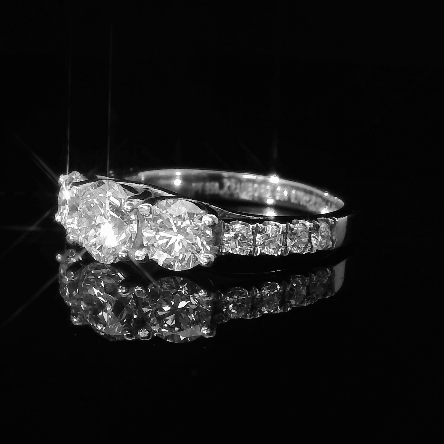 GIA Diamond Engagement Ring - Platinum