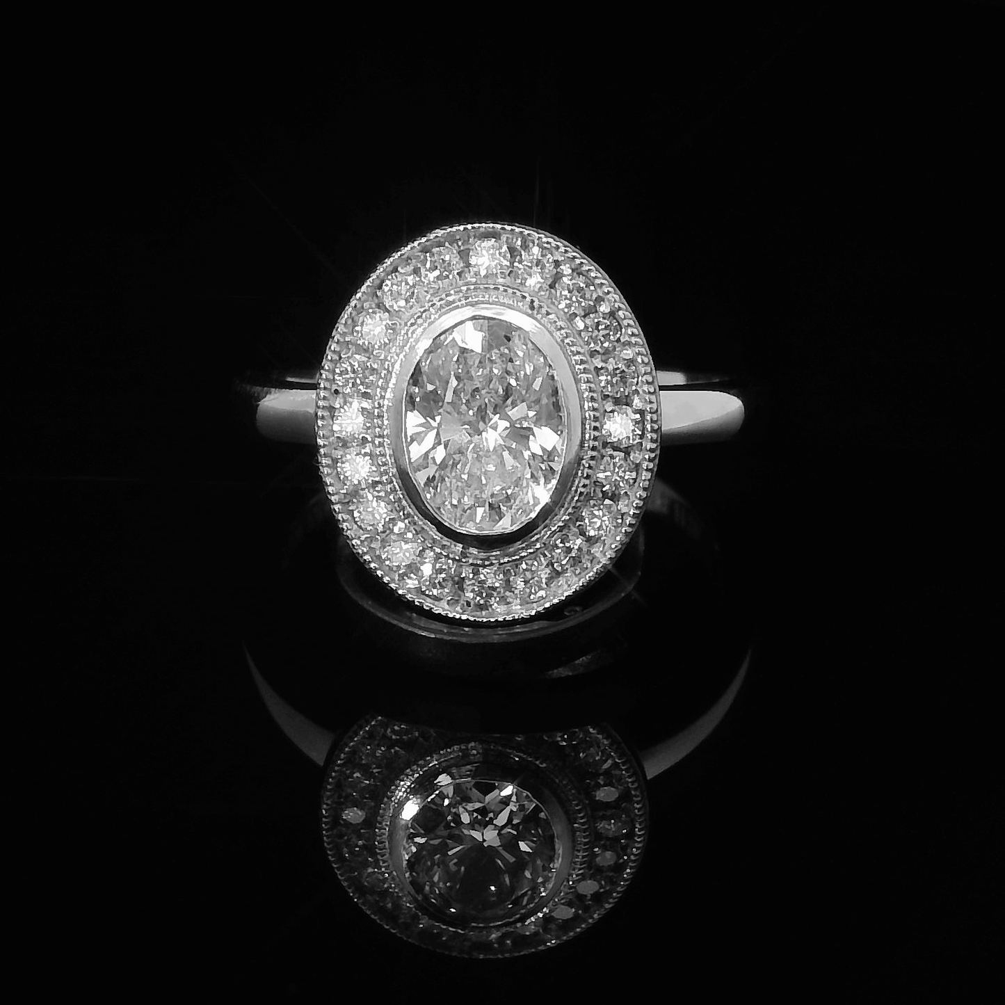 GIA Diamond Engagement Ring - Platinum