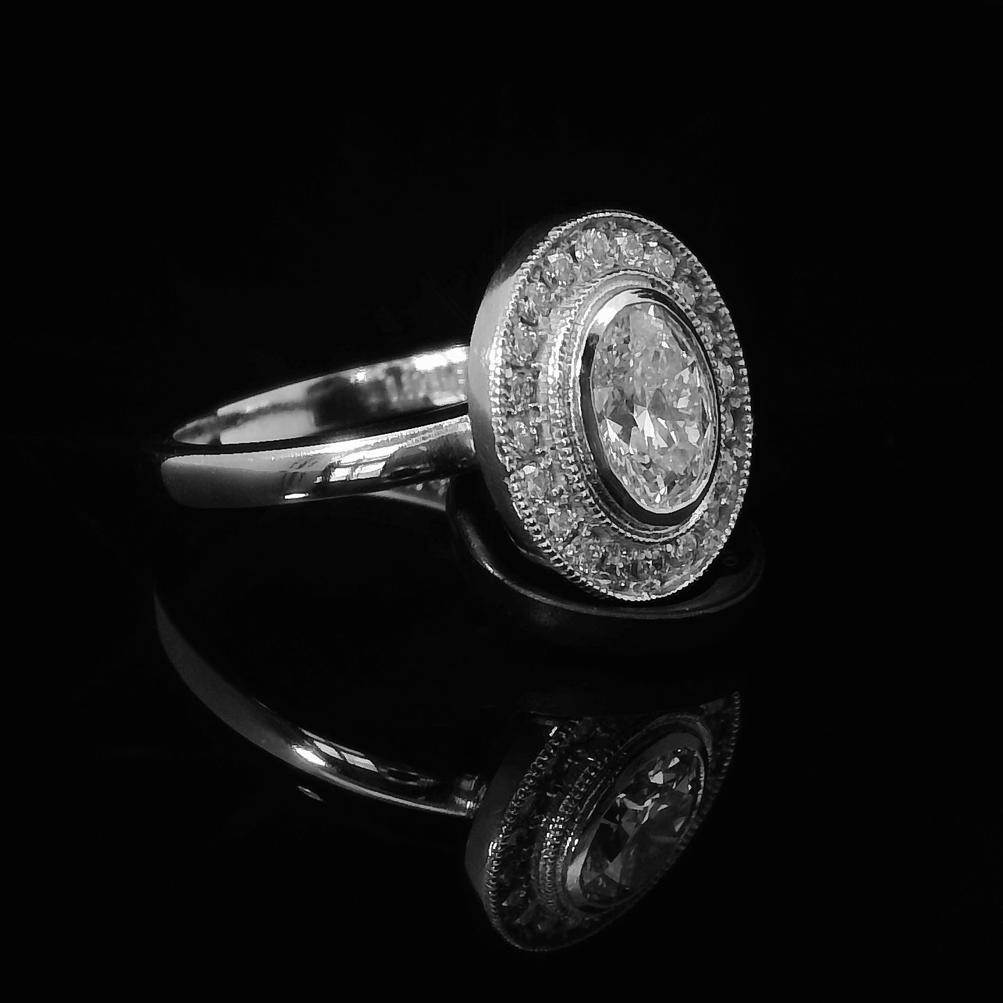 GIA Diamond Engagement Ring - Platinum