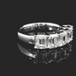 Natural GIA Diamonds Engagement Ring - Platinum