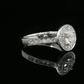 Diamond Engagement Ring - 18kt White Gold