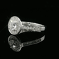 Diamond Engagement Ring - 18kt White Gold