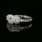 GIA Diamond Engagement Ring - 18kt White Gold