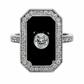 Elegant Diamond Ring - 18kt White Gold
