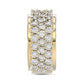 MEN'S BAND 2.00CT ROUND DIAMOND 10K YELLOW GOLD