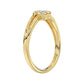 LADIES RING 0.05CT ROUND DIAMOND 10K YELLOW GOLD