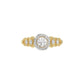 LADIES RING 0.20CT ROUND DIAMOND 10K YELLOW GOLD