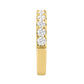 LADIES BAND 1.00CT ROUND DIAMOND 14K YELLOW GOLD