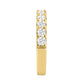 LADIES BAND 1.00CT ROUND DIAMOND 14K YELLOW GOLD