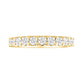 LADIES BAND 1.00CT ROUND DIAMOND 14K YELLOW GOLD