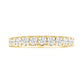 LADIES BAND 1.00CT ROUND DIAMOND 14K YELLOW GOLD