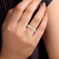 LADIES BAND 1.00CT ROUND DIAMOND 14K YELLOW GOLD