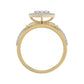 LADIES TRIO SET 1.00CT ROUND DIAMOND 10K YELLOW GOLD