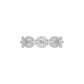LADIES BAND 0.33CT ROUND DIAMOND 14K WHITE GOLD