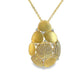 Natural Diamonds Pendant - 14kt Yellow Gold