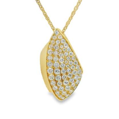 Diamond Pendant - 14kt Yellow Gold
