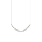 LADIES NECKLACE 0.25CT ROUND DIAMOND 14K WHITE GOLD