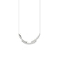 LADIES NECKLACE 0.25CT ROUND DIAMOND 14K WHITE GOLD