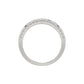 MEN'S BAND 0.50CT ROUND DIAMOND 14K WHITE GOLD